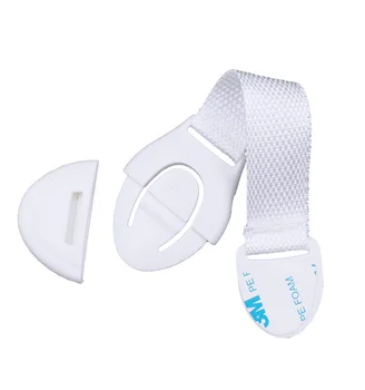 

Children's Drawer Refrigerator Toilet Ribbon Safety Lock Baby Anti-pinch Cloth Belt Baby Safety Lock