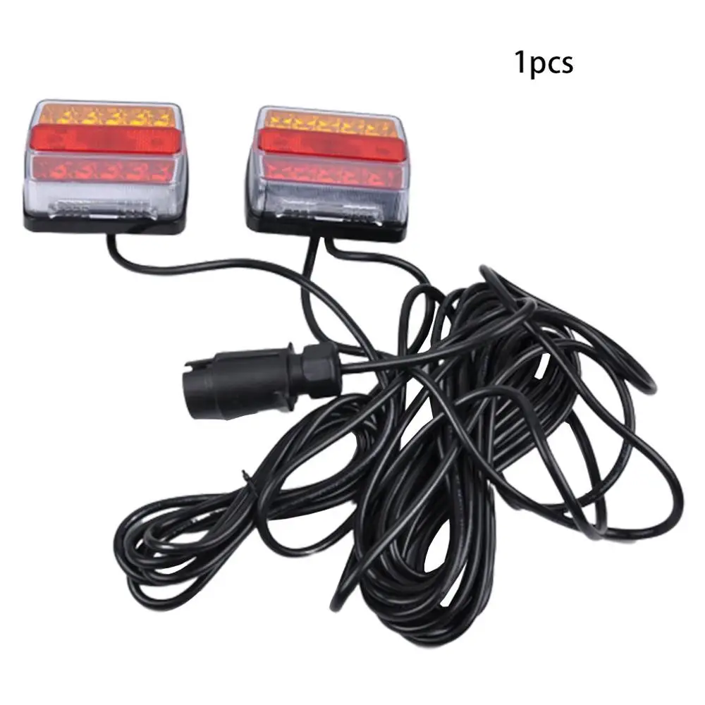 

Led Taillight Safety Warning Light Steering Indicator Brake Truck Trailer Taillight Red And Yellow