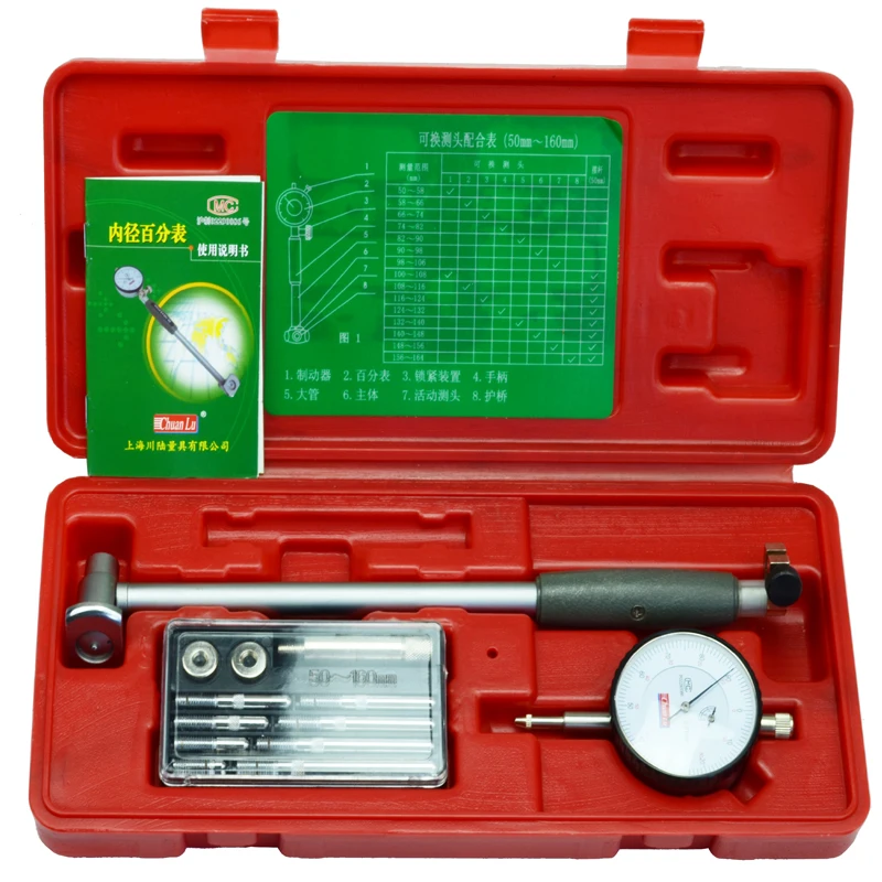 

6-10 10-18 18-35 35-50 50-160mm Dial bore gauge indicator Cylinder Inner Diameter Gauge Dial Bore Inside Diameter Gage