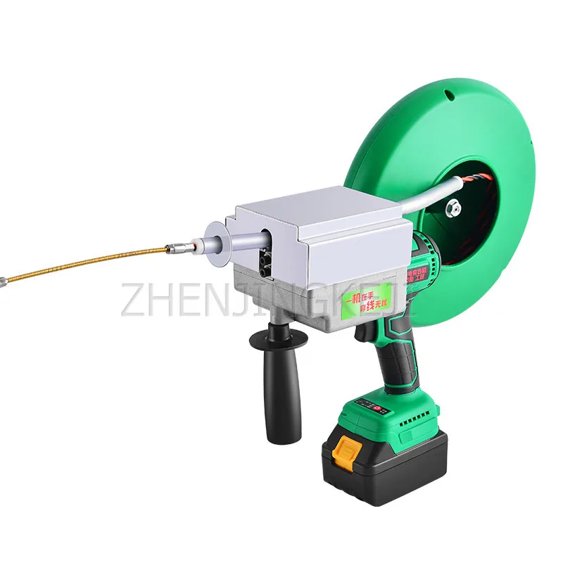 

Lithium Battery Charging Threading Machine 40m/min Fully Automatic Pull Wire Lead ToolsElectrician Electric Threader Equipment
