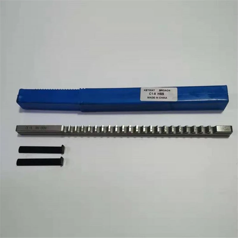 8mm C Push-Type Keyway Broach HSS Metric Size CNC Machine Tool S