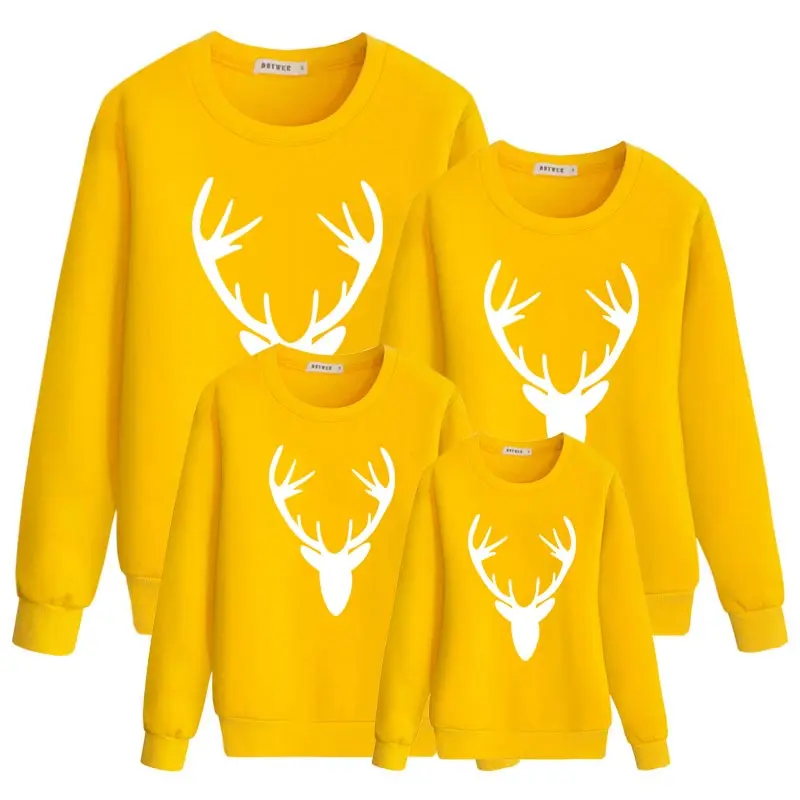 Color 3 MVUPP топ; милые рождественские Семейные толстовки; Одинаковая одежда для мамы, дочки, папы и сына; модная семейная одежда для папы, мамы и меня - Цвет: Color 3