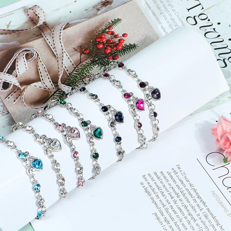 1PC Creative Exquisite Weight Loss Bracelet Crystal Bracelet Magnetic Therapy Burning Fat Improve Blood Circulation