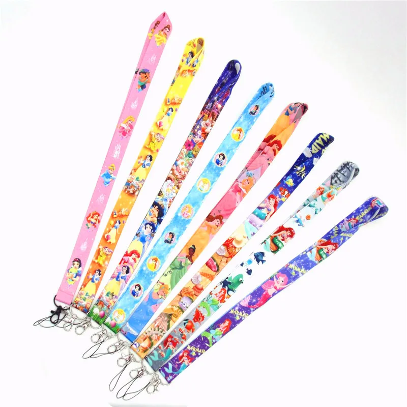 New anime Cute Cartoon Neck Strap Lanyard for keys ID Card Gym Mobile Phone Straps USB badge holder DIY Hang Rope