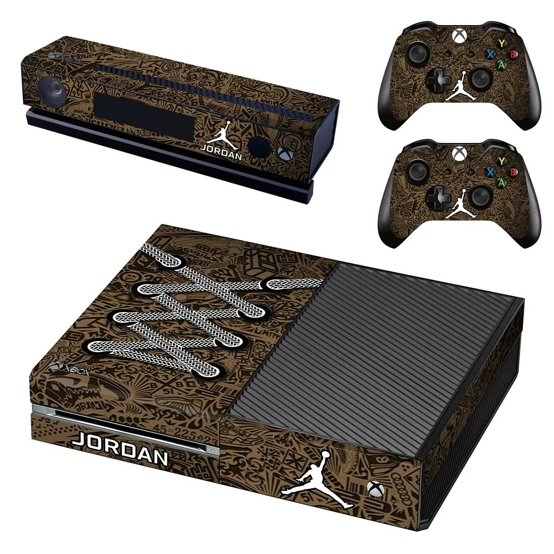 Jordan sticker s для xbox one виниловые наклейки на кожу Наклейки Обложка Pegatinas для xbox one консоль Kinect два контроллера Скины