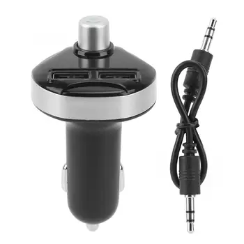 

X13 Wireless Bluetooth Handsfree Car Kit FM Transmitter MP3 Player Dual USB Charger Auto Accessories