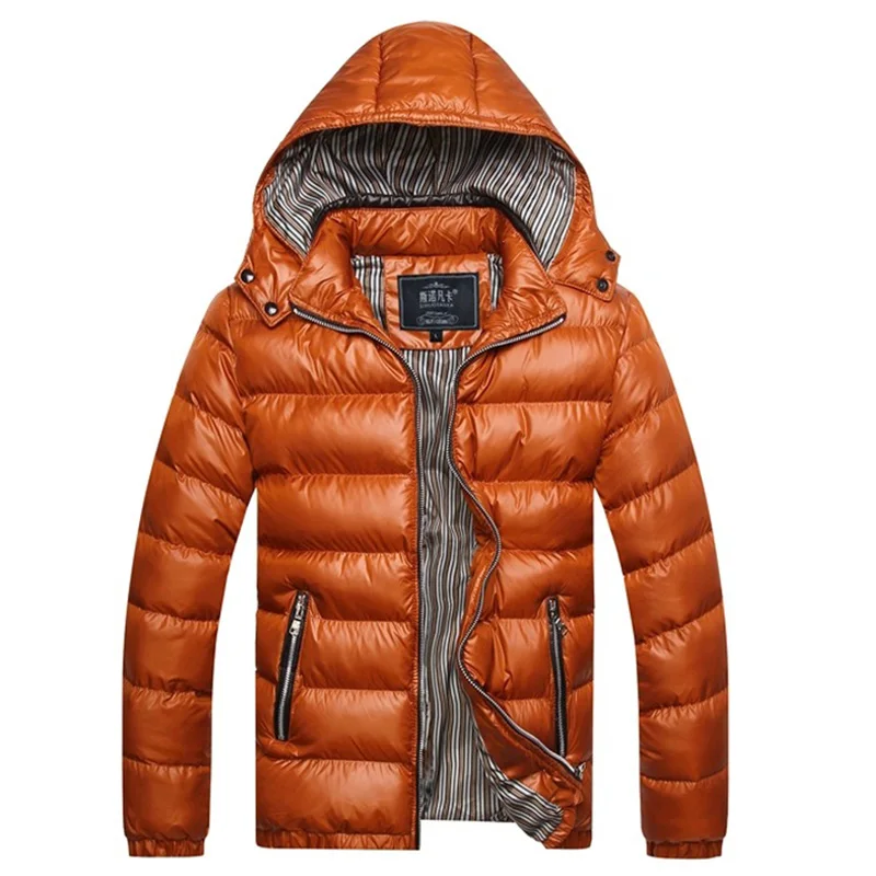 Comprar Chaqueta de invierno para hombre chaqueta de moda cálida para hombre chaqueta con capucha parka para hombre gorra extraíble 7XL 8XLTJWLKJ