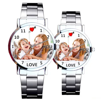 Reloj personalizado con diseño creativo para clientes, Impresión de Dial de fotos, personalización de fotos, gran regalo, OEM, 2020