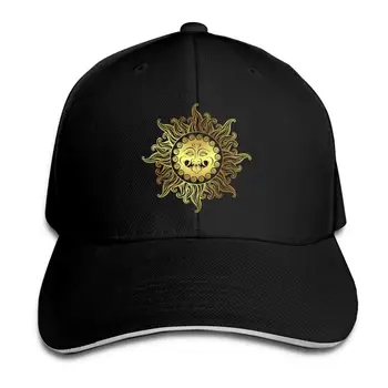 

Baseball Cap Medusa Gorgon Golden Head On Shield Pattern Hat Fitted Cap Snapback Hat for Men Women Casual Cap