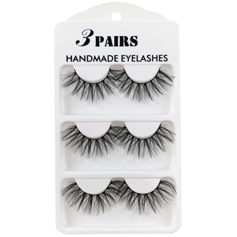 

Faux 3D Mink Lashes Natural Long False Eyelashes Dramatic Fake Lashes Makeup Extension Eyelashes