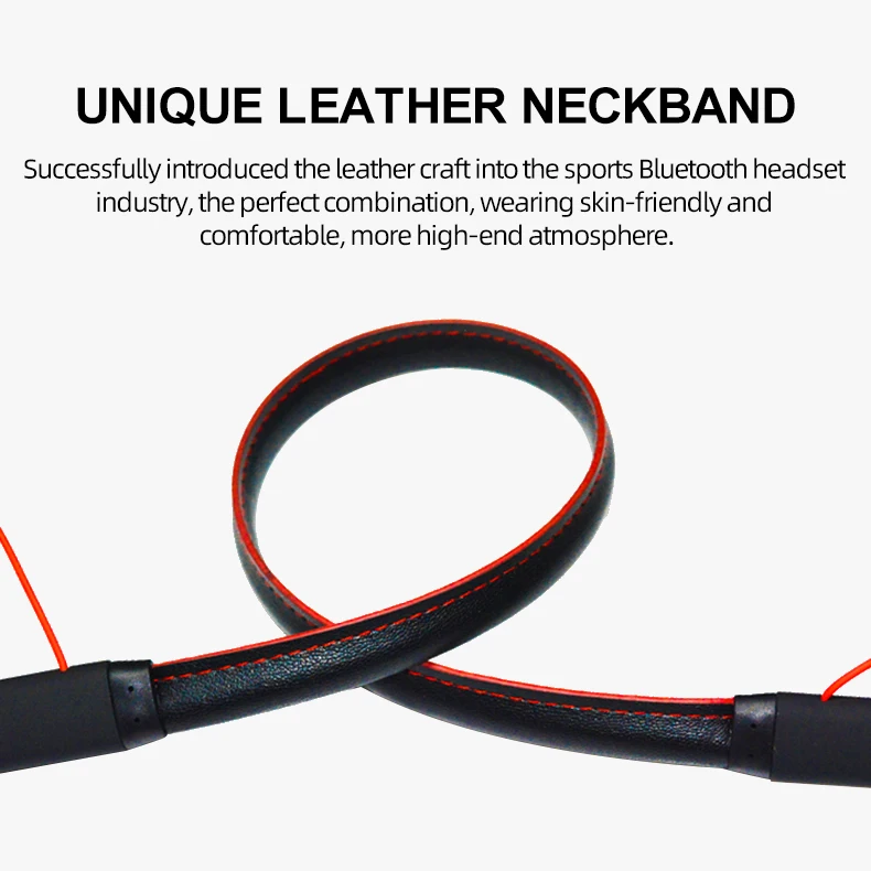 Bluetooth спортивные наушники уникальные кожаные шейные беспроводные наушники HD звук G8 для LENOVO zte Meizu REALME NOKIA SONY GOOGLE