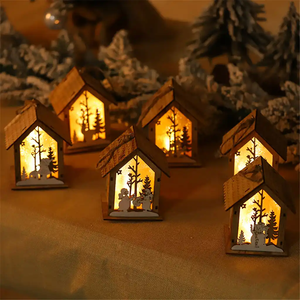 Christmas Cottage House Led