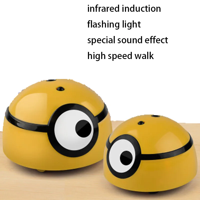 Intelligent induction run away small eif funny gesture reaction flee toy with cute sound funny gifts for kid