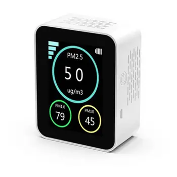 

CO2 PM2.5 PM1.0 Without Wireless Gas Concentration Color Screen TFT Usb Charging Intelligent Atmosphere Carbon Dioxide Detector