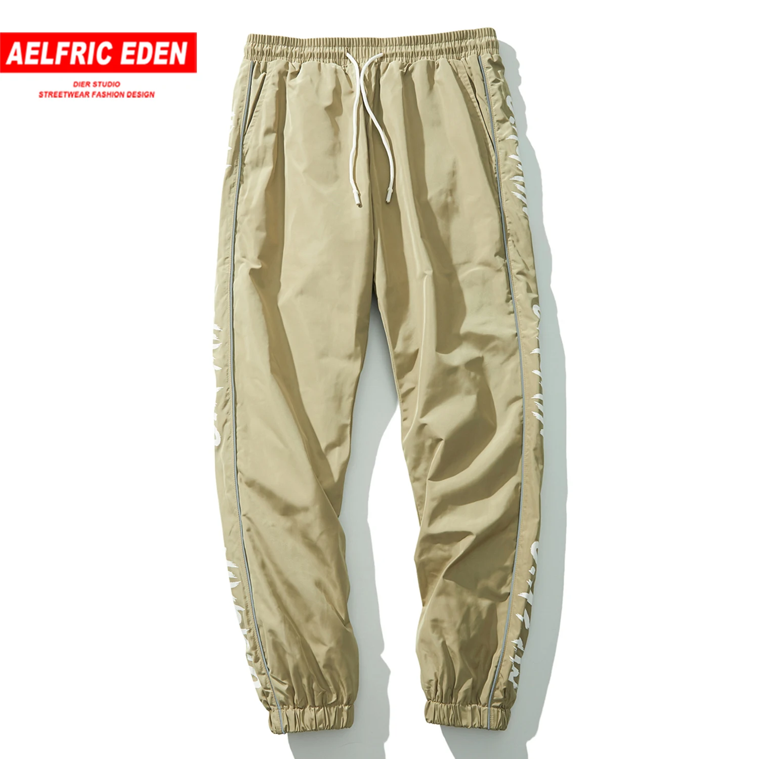 Aelfric Eden Fashion Letter Printed Cargo Pants Men 2019 Harajuku Hip Hop Harem Sweatpant Casual Male Jogger Trousers Streetwear