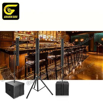 

KR402 Column Speaker System KA162 16*2'' Column Speaker Powered Column Audio Portable Speaker For Bar And Club