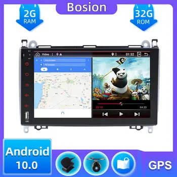 

Autoradio GPS Navi 2 Din Stereo Audio Android 10.0 ForMercedes-Benz B200 Car Multimedia Player Radio Wifi BT AUX USB DAB+
