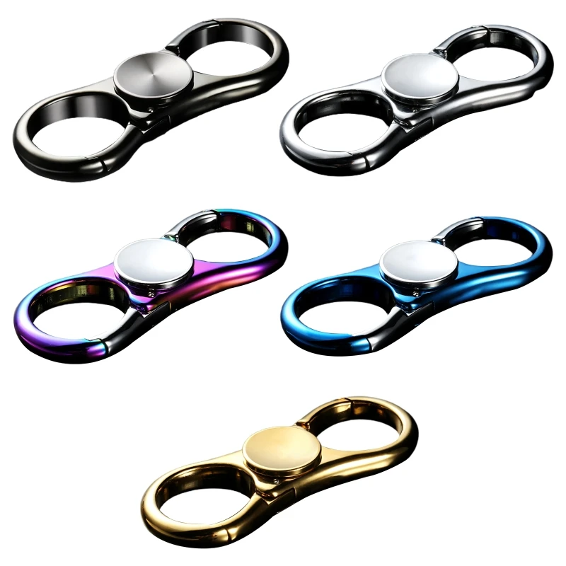 

Fidget Spinner Hand Spinner Metal EDC Blue Car Key Chain Pendant Key Ring