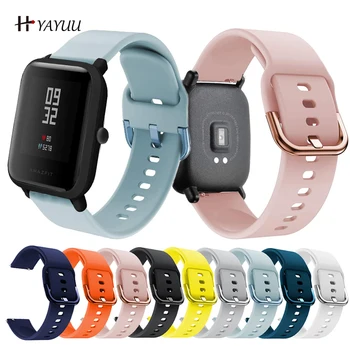 

YAYUU Silicone Wrist Band for Huami Amazfit GTS GTR 42mm Bracelet 20mm Strap for Huami Amazfit Bip BIT Youth Wearable Watch Band