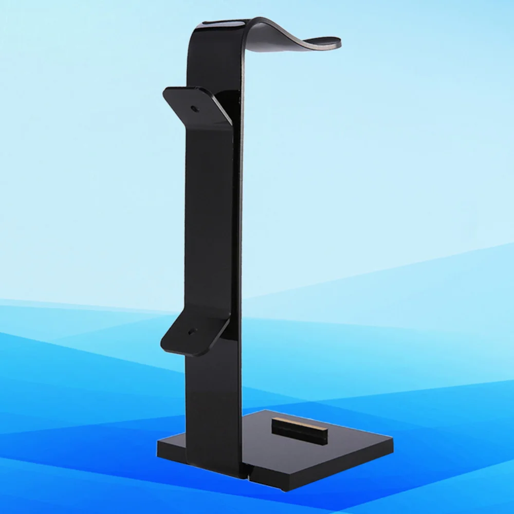 1Pc Headphone Display Stand Acrylic Durable Detachable Stereo Headphone Bracket Headphone Holder Headset Rack for Office Dorm Ho