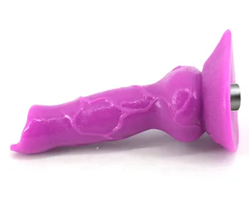 Traditional Sex Machine Attachment 3XLR Accessories Animal Wolf Dog Dildo Suction Cup Sex Love Machine For Women Man Y30 4