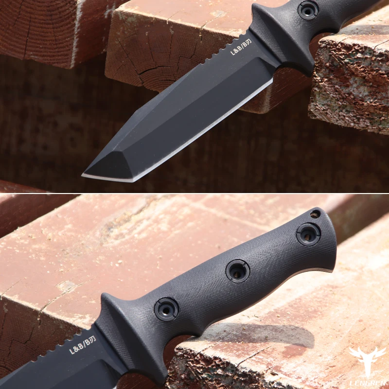 Lengran DC53 стальной Дайвинг нож с фиксированным лезвием тактический нож 62HRC охотничьи ножи EDC инструменты Леггинсы прямые ножи
