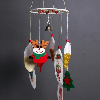 

Christmas Dream Catcher Christmas Theme Lace Wall Hanging Decors Christmas Home Decor J2Y