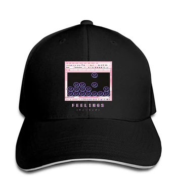 

Feelings Sad Face Aesthetic Vaporwave Hat Snapback Cap Women Hat Peaked