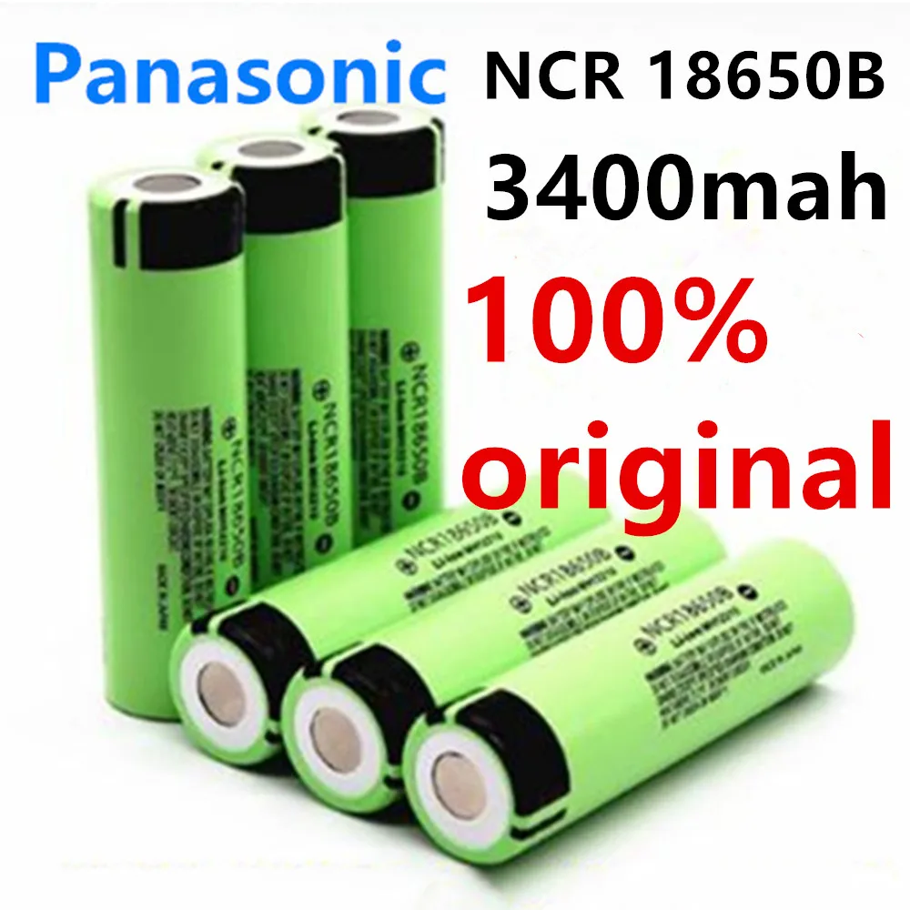 new Panasonic 18650 battery 3400mah 3.7V lithium battery high capacity rechargeable battery for flashlight laptop