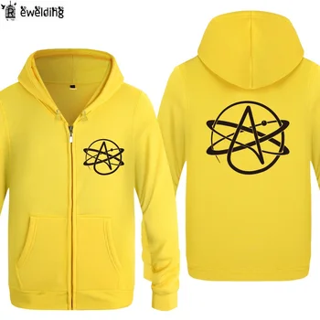 

Zipper Hoodies Men Atheist Symbol FSM Pastafarian Religion Mens Hoodie Hip Hop Fleece Long Sleeve Men's Jacket Sweatshirt Skate