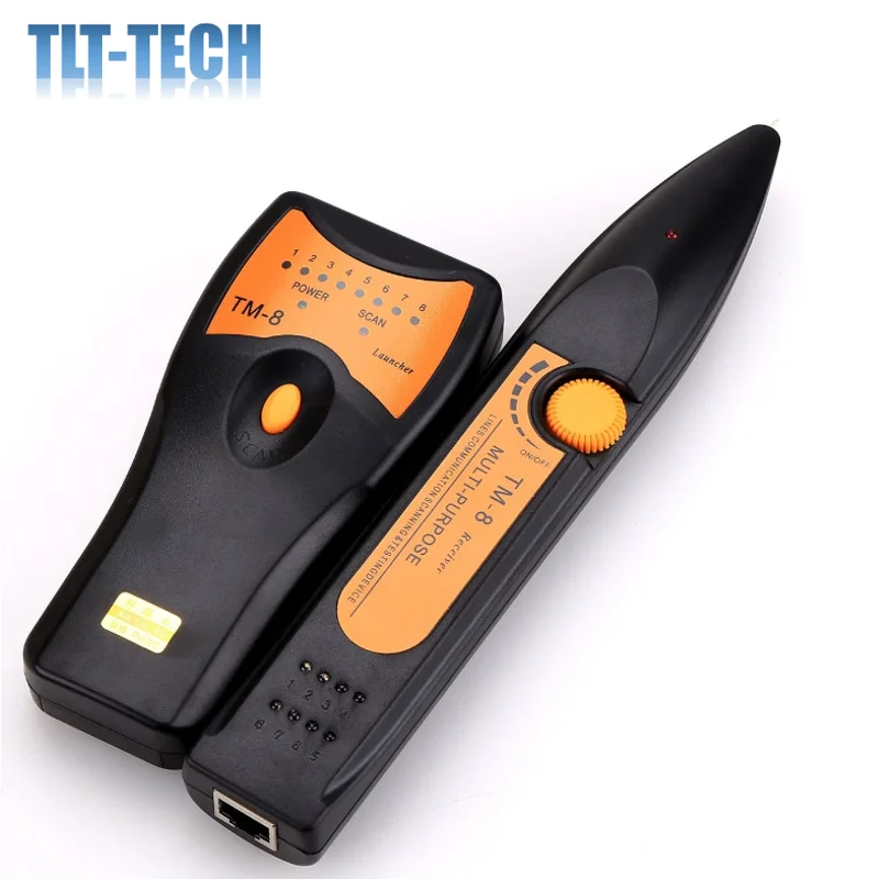 TM-8 RJ11 RJ45 Cat5 Cat6 LAN Network Cable TesterTelephone Wire Tracker Toner Detector Line Finder es7050 high voltage network grounding fault detector distribution line finder tester