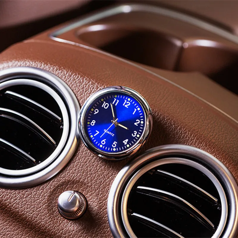 

Luminous Car Quartz Time Clock Ornaments for BMW E60 Ford focus 2 Kuga Mazda 3 cx-5 Volkswagen Polo Golf 4 6 GTI