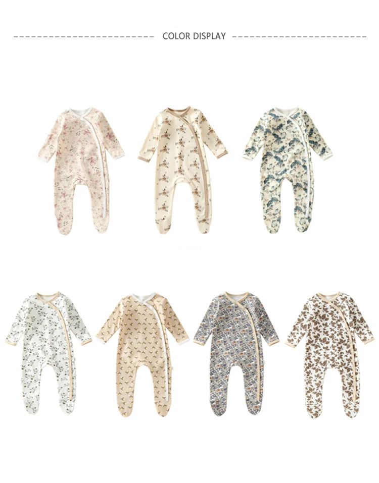 Baby Bodysuits expensive Fashion 0-24M Newborn Baby Boys Girls Romper Autumn Print Floral Cotton Infant Jumpsuit Full Sleeve Spring Baby Outfit Clothes cool baby bodysuits	