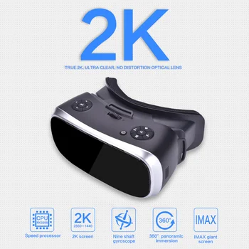 

3D Glasses Virtual Reality Goggles for PS 4 Xbox 360 Xbox One 2560*1440 P Display HDMI Android 5.1 All in one VR Headset