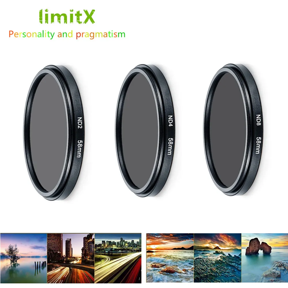SONY E 11mm 1.8 + K&F可変NDフィルター他付 ND2 ND4 ND8 減光 ND フィルター & アダプターリングレンズ