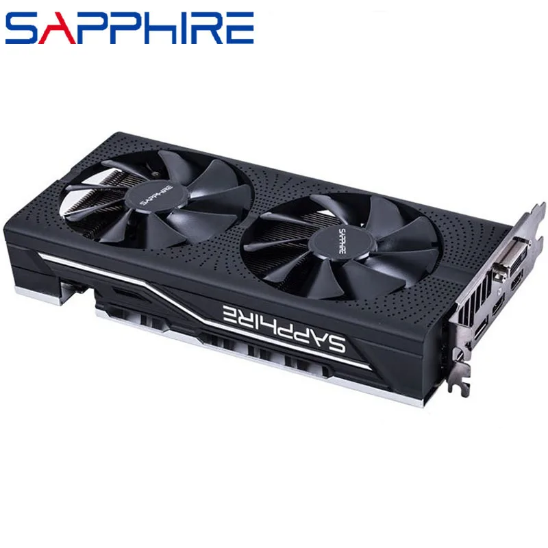 Видеокарта SAPPHIRE RX 570 4GB 256Bit GDDR5 видеокарты для AMD RX 500 серии VGA карты RX570 DisplayPort HDMI DVI б/у