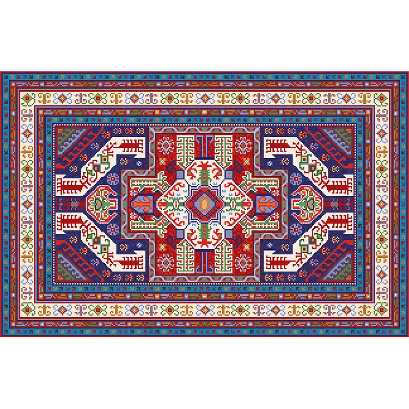 Персидский стиль большой площади коврики европейский дворец 3D коврики с принтом для гостиной спальни Противоскользящие коврики домашний Декор Ковер