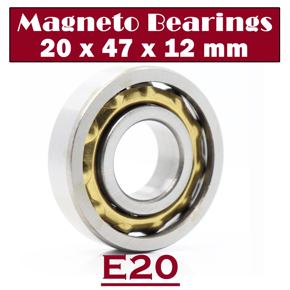 

E20 Magneto Bearing 20*47*12 mm ( 1 PC ) Angular Contact Separate Permanent Motor Ball Bearings EN20 FB20