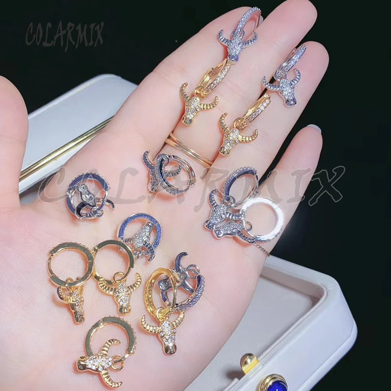 Женские серьги Крючки с кристаллами 5 пар 50797|Серьги-подвески| |