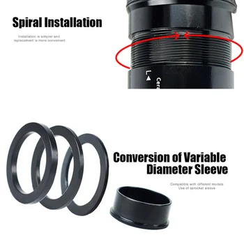 

Central Axis Bicycle Press-in Fit Bottom Brackets Axle MTB Road Bike Parts ENA88