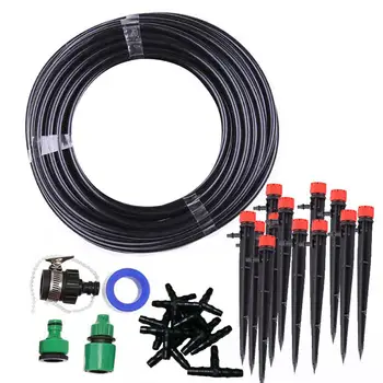 

25M DIY Drip Irrigation System Garden Watering System Automatic Watering Hose Adjustable Micro Dripper Kit Garden Watering Kits