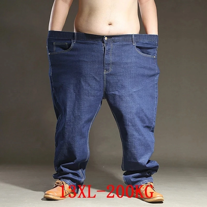 Джинсы мужские стрейчевые 200 кг 10XL12XL 13XL 66 68 70 | Мужская одежда