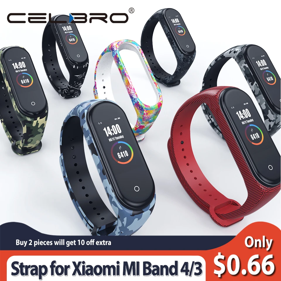 Силиконовый ремешок для Xiaomi MI Band 4 3 мягкий силиконовый водонепроницаемый сменный