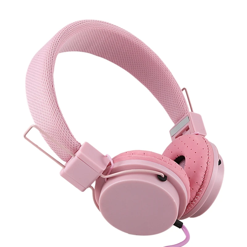 Fashionable Headset Foldable Design Children Kids Over Wired Earphones Headband Kids Girl Headphones For Ipad Tablet