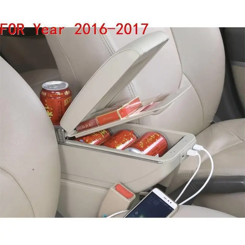 Авто украшение модернизированные Автоаксессуары аксессуары для укладки автомобиля подлокотники для автомобиля-Стайлинг подлокотники 16 17 для Toyota Vios