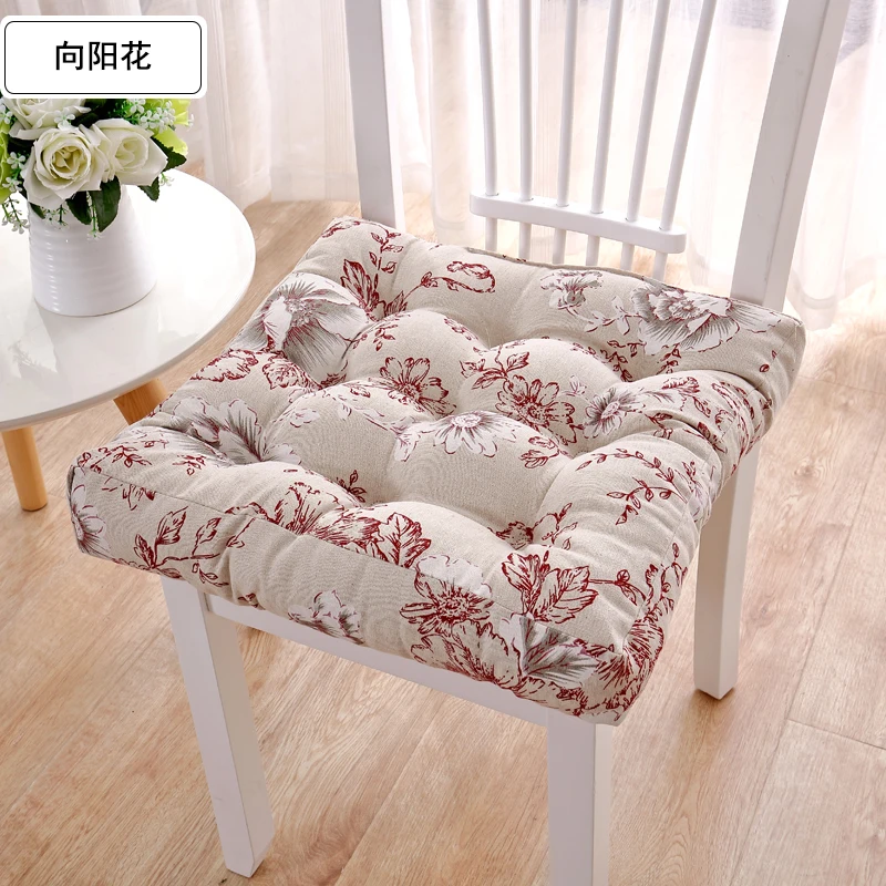 Новая печать Подушка для стула квадратная подушка 38x38/43x43/48x48 см офисная подушка для кресла, дивана квадратная декоративная подушка для стула