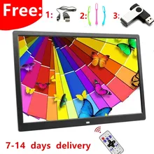 Good gift 15 Inch LED Backlight HD 1280*800 Full Function Digital Photo Frame Electronic Album digitale Picture Music Video