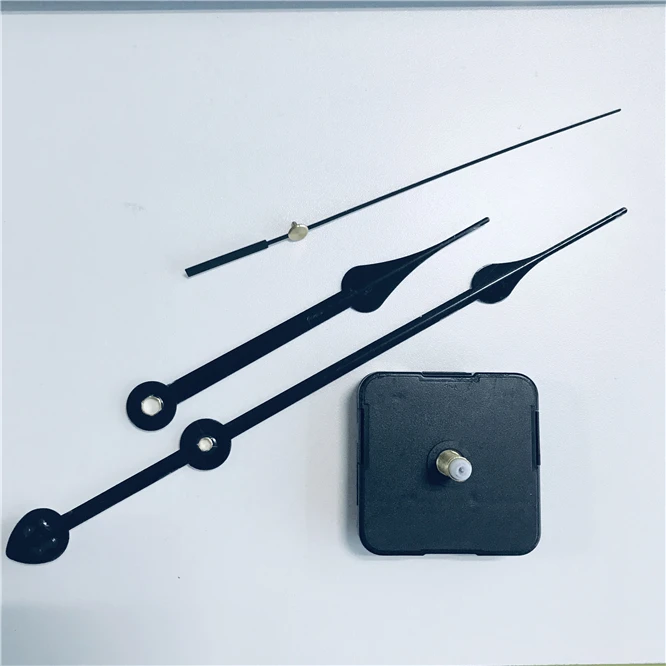 M2188 Wall Clock Movement Mechanism Long Thread Axis Length 22mm Quartz Clock Step-Movement with hook and black hands wall clock movement quartz clock movement