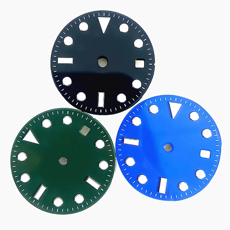 

Wholesale 1PCS watch face dial plate dial diameter 28.5mm For 8215 2813 2836 8200 Movement dial new