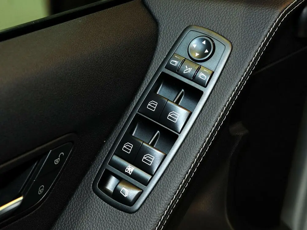 4x кнопочный переключатель для ремонта окон чехол Mercedes ML Class W164 2005-2011 черный
